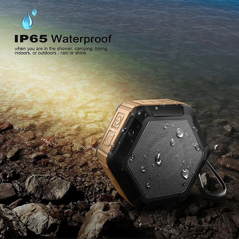 Беспроводная Bluetooth колонка LIGE водонепроницаемый портативный мини динамик для