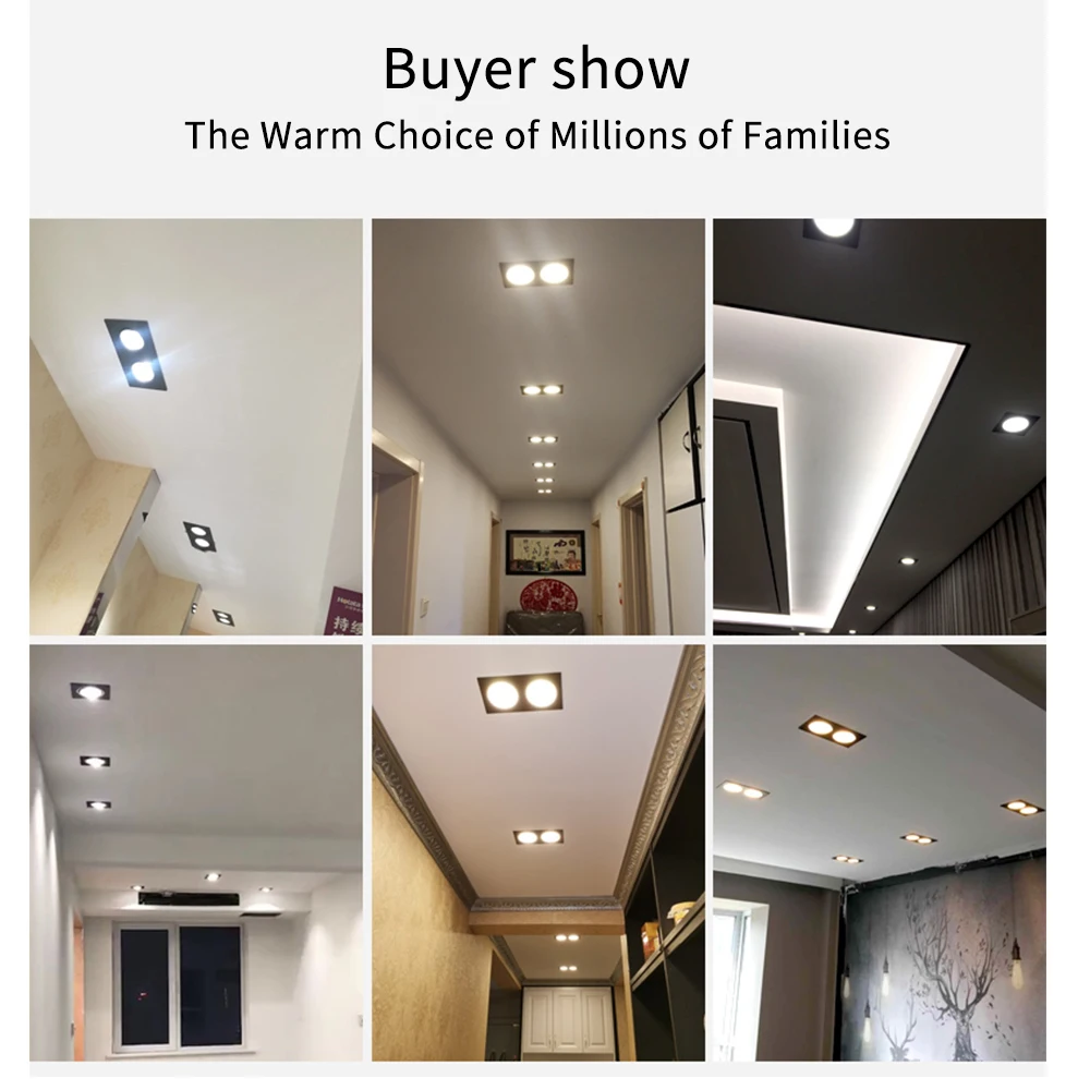 Точечный светодиодный светильник RAYWAY с регулируемой яркостью теплый белый/белый