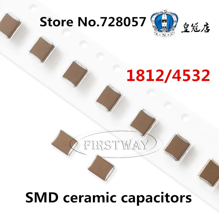 Керамические конденсаторы SMD 1812 105K 630V 1UF X7R 10 20 шт./лот бесплатная доставка|capacitor