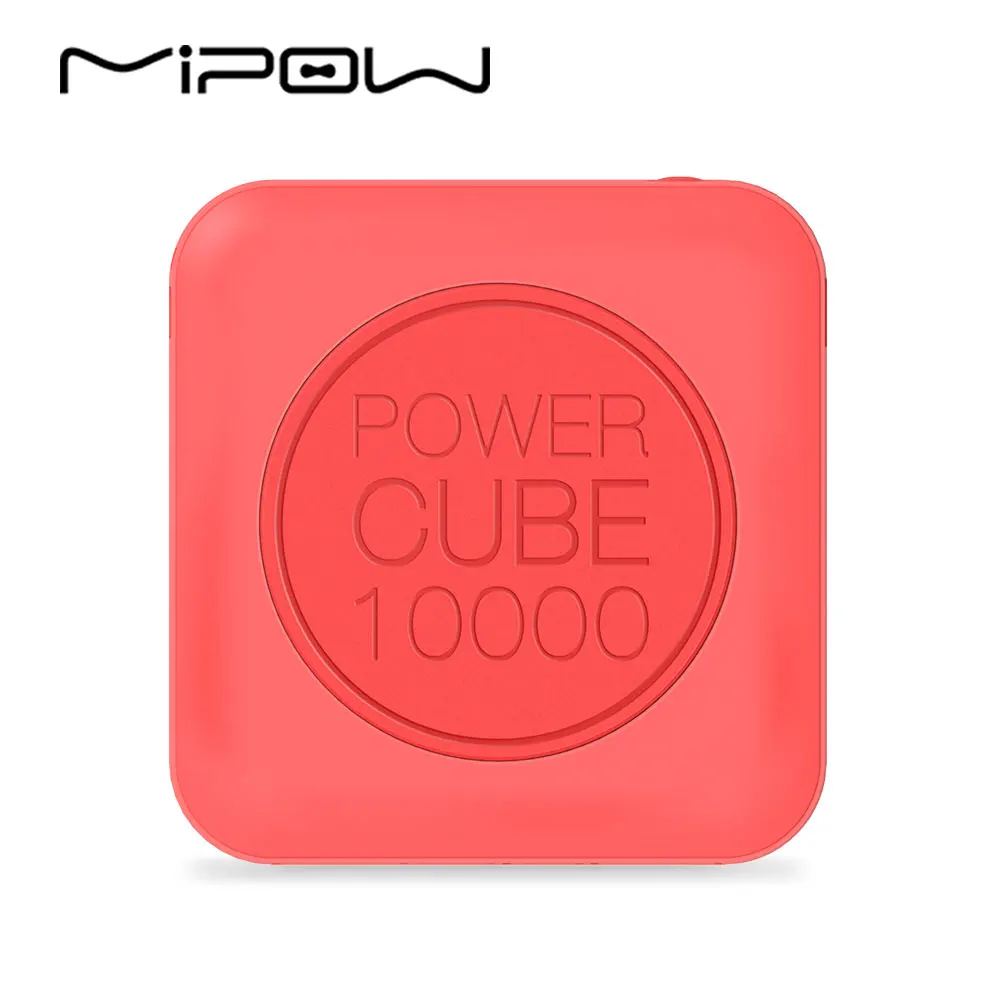 Soft Pink MIPOW внешний аккумулятор 10000 мАч а Быстрая зарядка внешний аккумулятор Двойной USB портативный аккумулятор внешнее портативное зарядное устройство - Цвет: Soft Pink