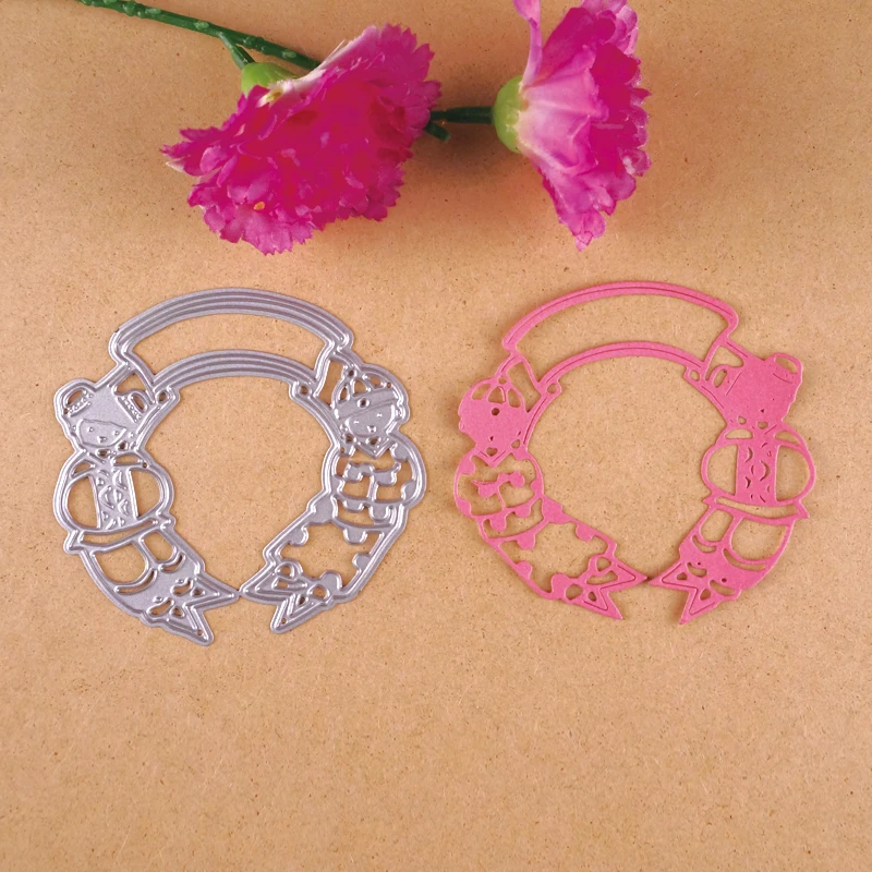 

Auspicious Dolls die cutting dies for DIY Scrapbooking Photo Album Decoretive Embossing Stencial
