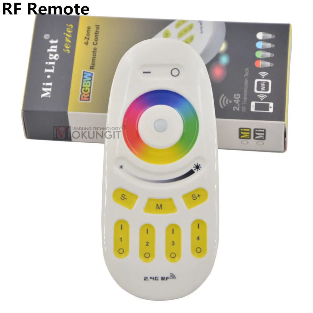MiLight 2 4G 4 зоны WIFI светодиодный контроллер iBox + RF сенсорный пульт RGB RGBW для