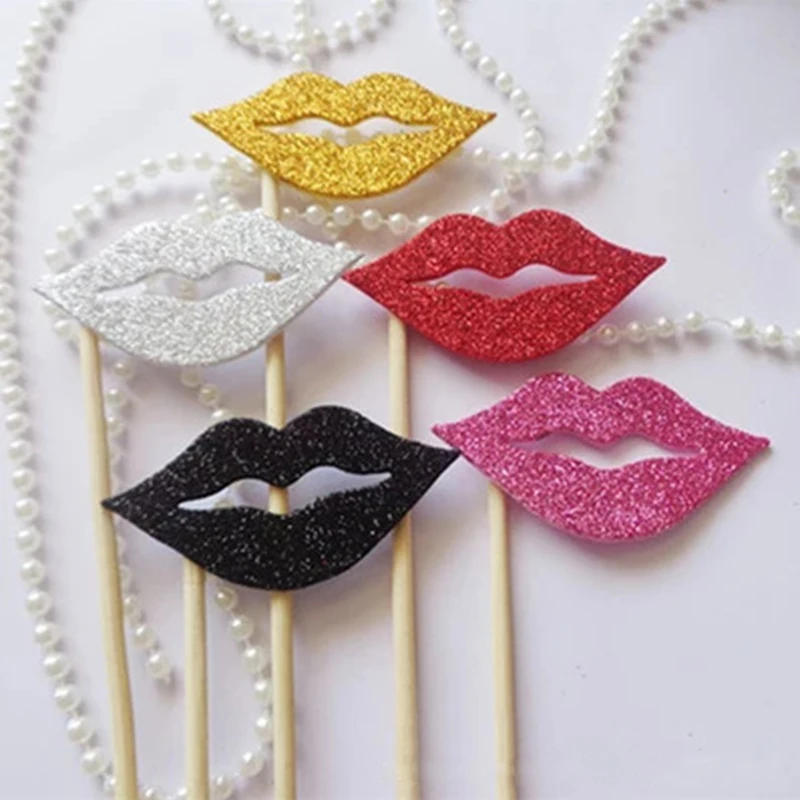 20 шт. забавные губы EVA DIY реквизит для фотосессии взрослых девичник вечерние