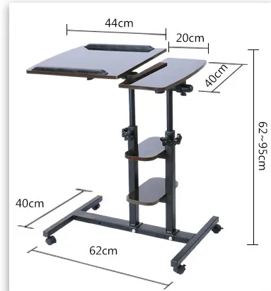 Movable folding laptop desk bedside lazy computer 