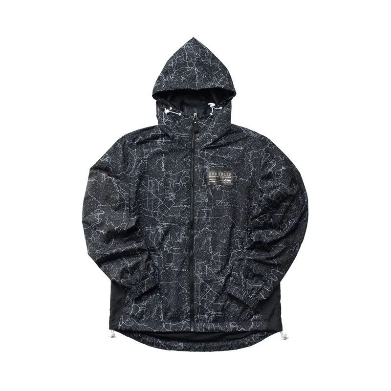 (Код Break) Li-Ning Мужская ветровка полиэстер Обычная подкладка li ning спортивные