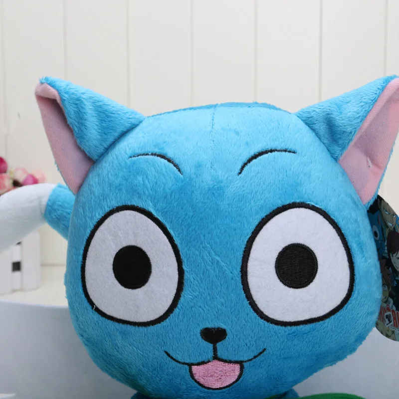 Японские тапочки в виде персонажа аниме Fairy Tail Happy мягкая плюшевая игрушка