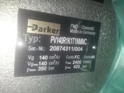 Новый насос parker PV140R1K1T1NMMC |