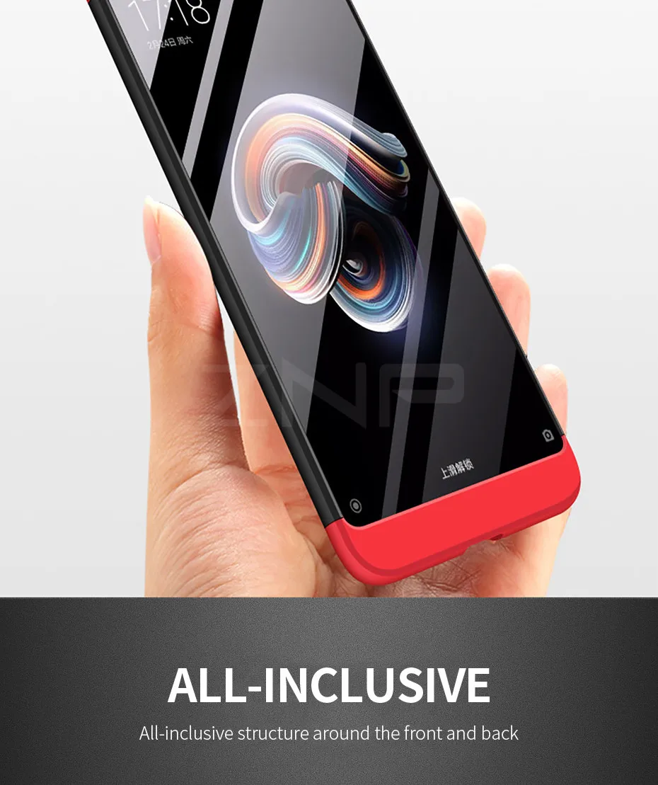 ZNP 360 градусов, ПК матовый защитный чехол для телефона для Xiaomi Mi A1 A2 Lite Полное покрытие противоударный корпус для Xiaomi Mi A2 Lite A1 чехол
