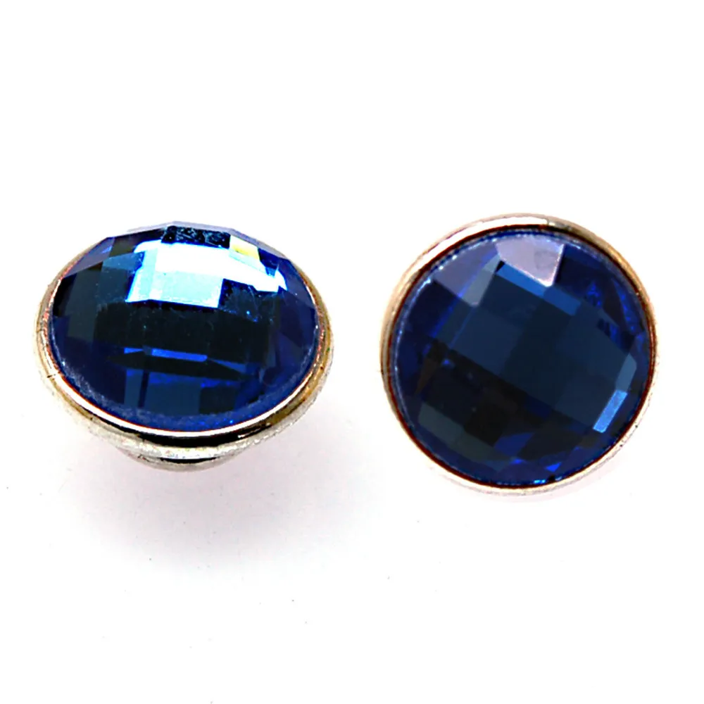 12 Pc Faceted Crystal Cabochon Charm Kameleon Jewelpop For Interchangeable Diy Bracelets Necklace Ring | Украшения и аксессуары