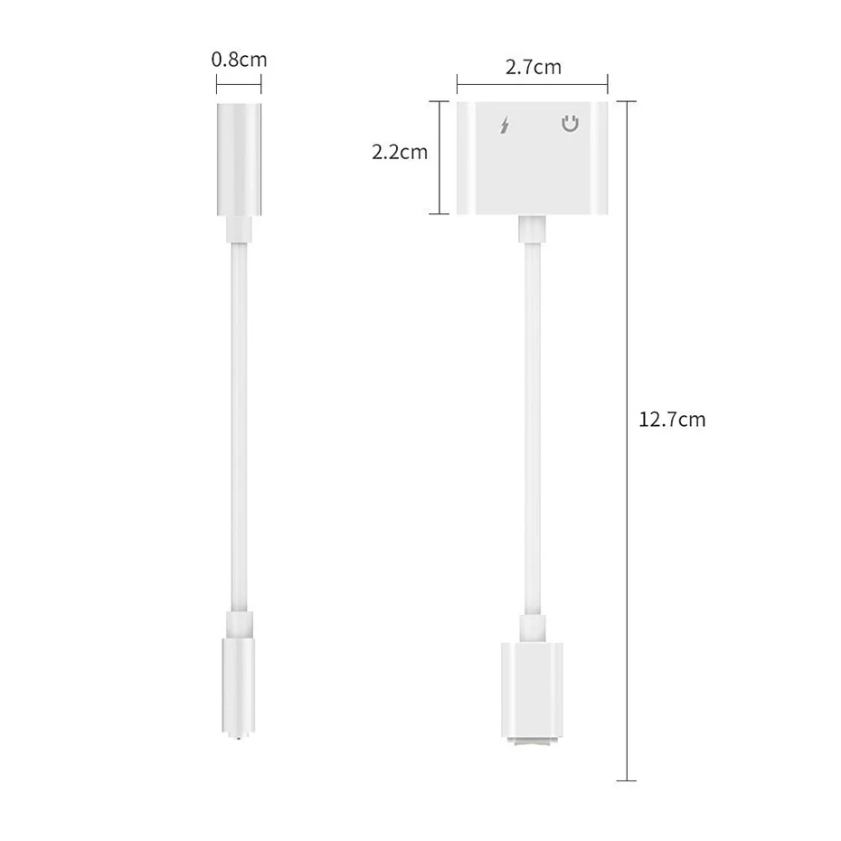 Adaptador для iPhone X 7 Plus наушники адаптер Lightning сплиттер зарядный кабель IOS 12 2 адаптера