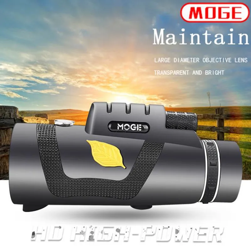 Новинка 2019 телескоп 12X50 HD Монокуляры высокой мощности оптический Monoculo Spyglass Monocle