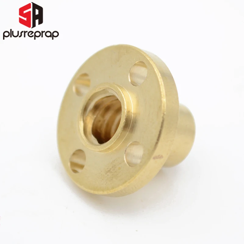Части 3D принтера латунная Фланцевая гайка для ЧПУ Reprap T8 свинцовый винт 8 мм 4 или 2