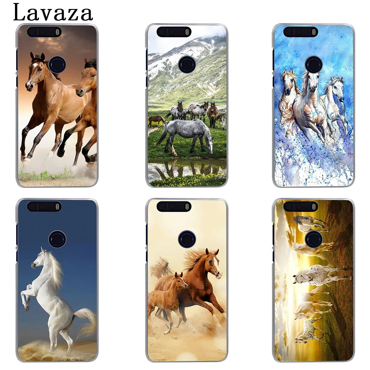 Lavaza акварель лошадь бег лошадей чехол для Huawei Y9 Y7 Prime 2018 2019 Honor 20 8A 8X 8 9 9X 10 Lite 7C 7X 7A Pro