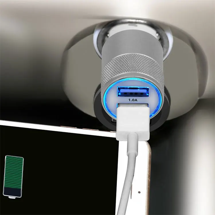 Автомобильное зарядное устройство с USB портом и кабелем типа C для Xiaomi Mi 9 A2 mi8 REDMI