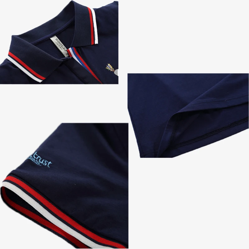 ZYFPGS M-6xl большие размеры женские поло с отворотом Camisa Feminina повседневная одежда