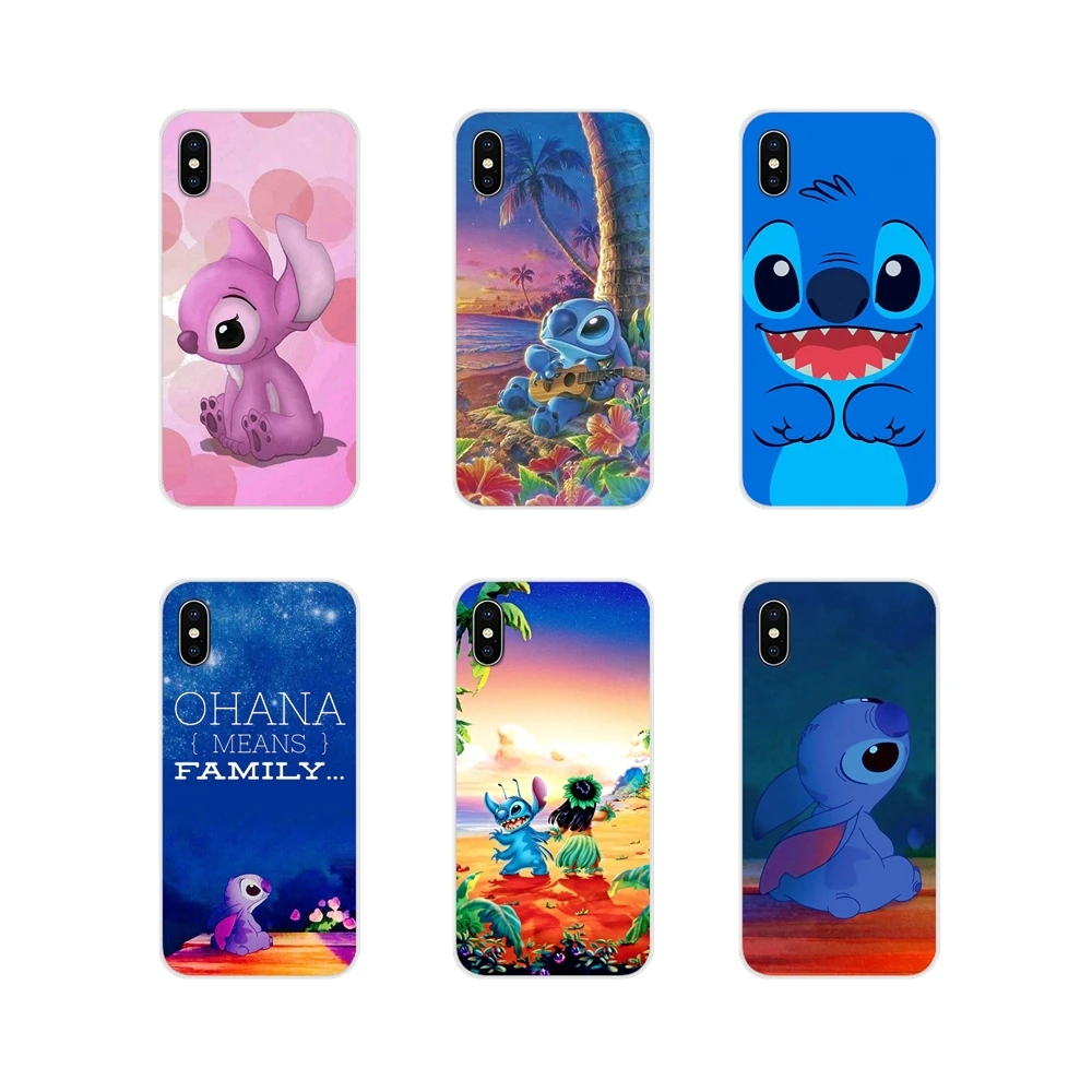 Популярные Прозрачные мягкие чехлы Lilo and stitch Ohana для Huawei G7 G8 P7 P8 P9 P10 P20 P30 Lite Mini Pro P