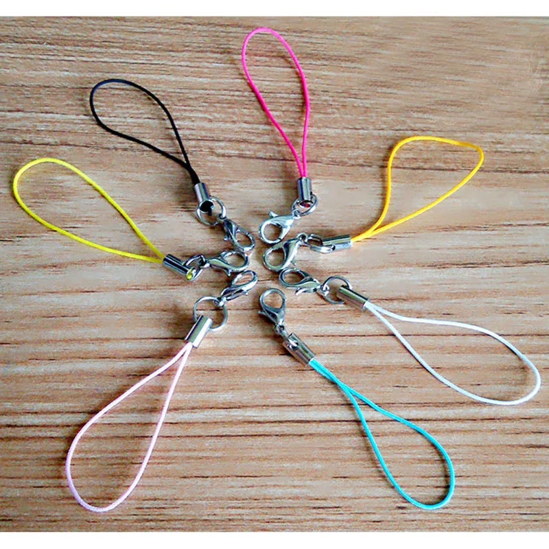 Шнурки для мобильных телефонов Lariat застежки омаров перекрещивающиеся кольца