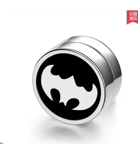 Оптовая продажа 2 пары корейских магнитных серег черные титановые стальные