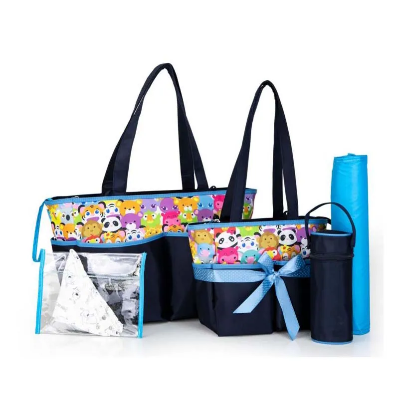 

Colorland Mommy Bag 5-Piece Set One-shoulder Portable Multifunction Large-capacity Fashionable Maternity and Baby Bag