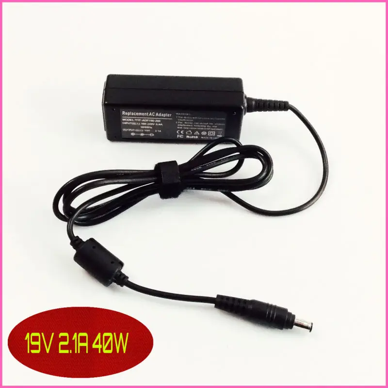 Для Samsung NP ND10 NC10 N140 19V 2.1A блок питания для ноутбука|cord pouch|power supply cordcord toggle |