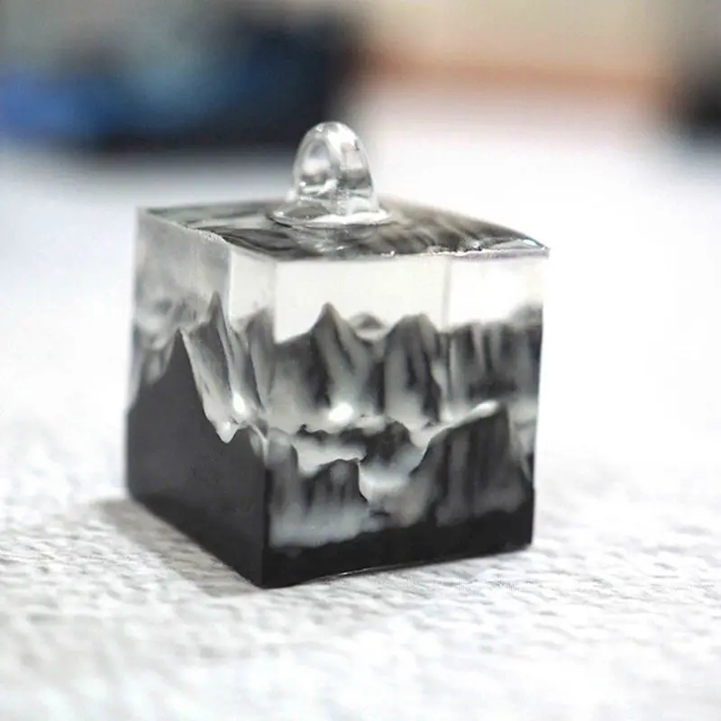 Форма для Снежной Горы силиконовая смола DIY микро пейзаж USB накопитель полимерные