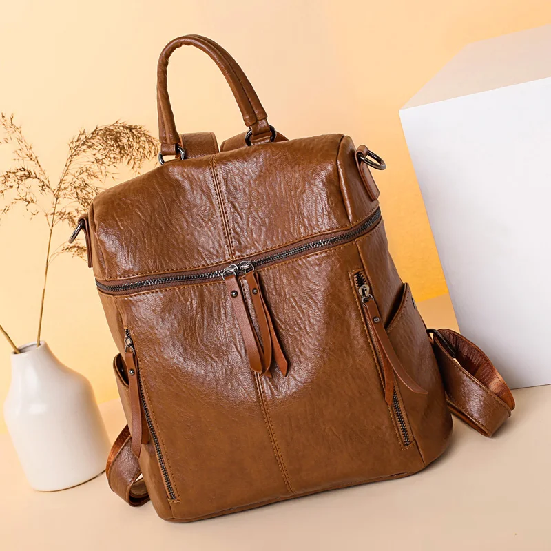 Женский рюкзак из искусственной кожи сумка через плечо для женщин Mochila|Женские