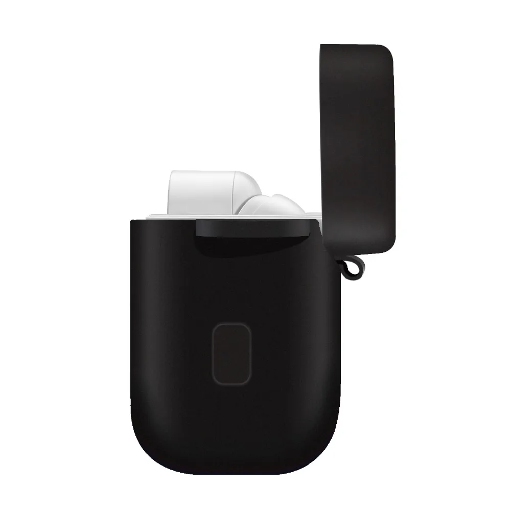 Силиконовый чехол для Xiaomi Airdots Pro Наушники защитный чехол для Xiaomi Air TWS гарнитура зарядная коробка с карабином сумка с крючком