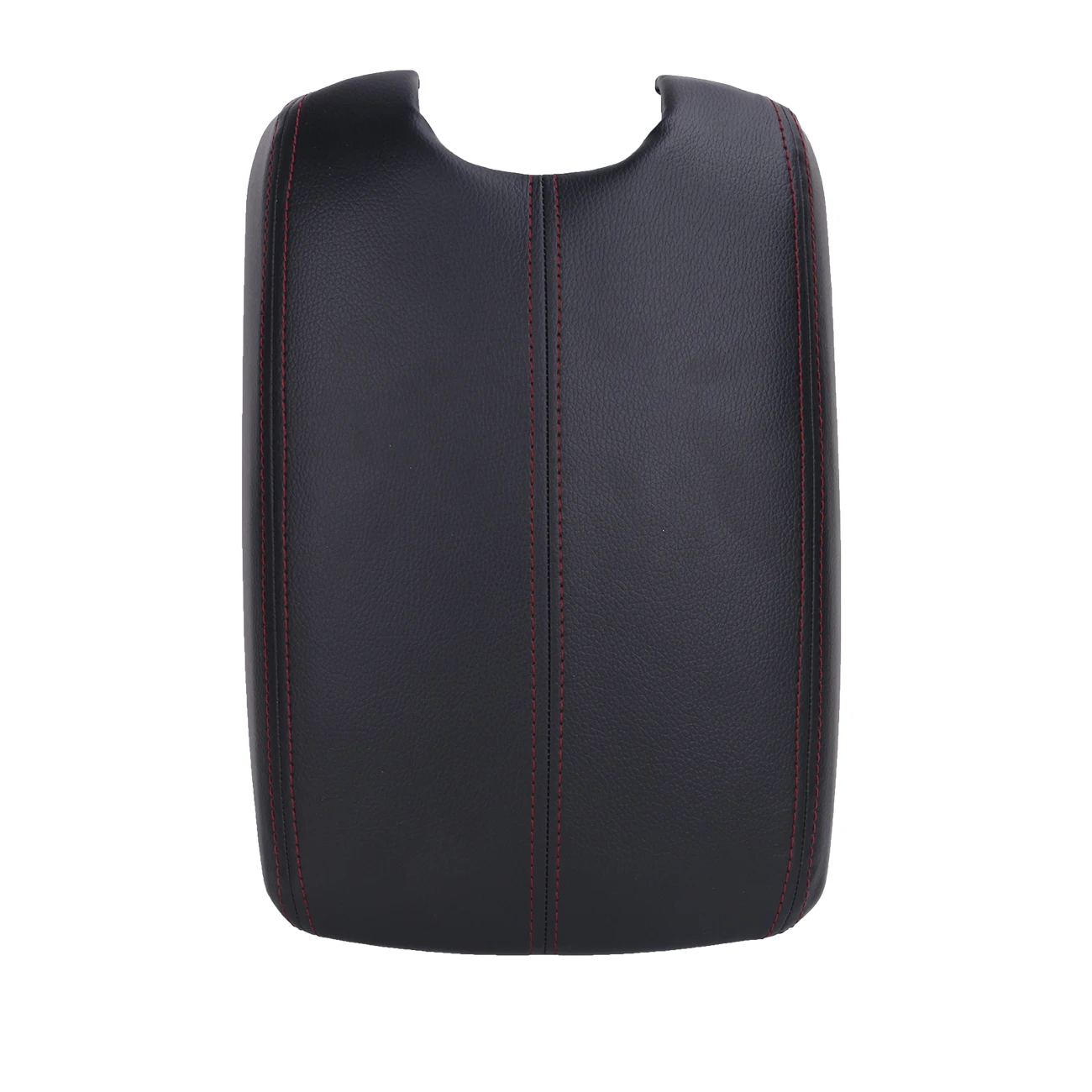 Черный кожаный ящик для хранения консоли подлокотник подлокотника крышка крышки