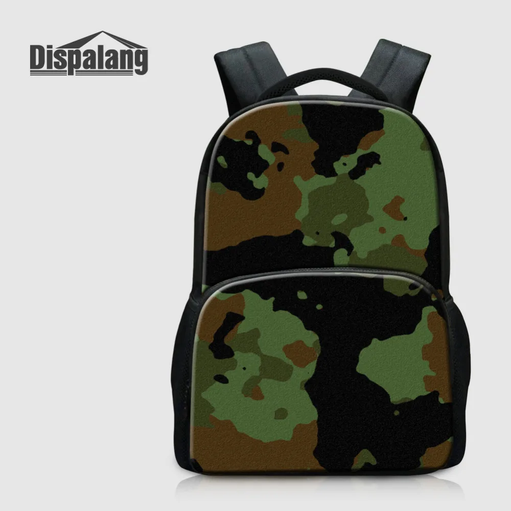 Dispalang рюкзак с камуфляжным принтом для мужчин и женщин школьная сумка подростков