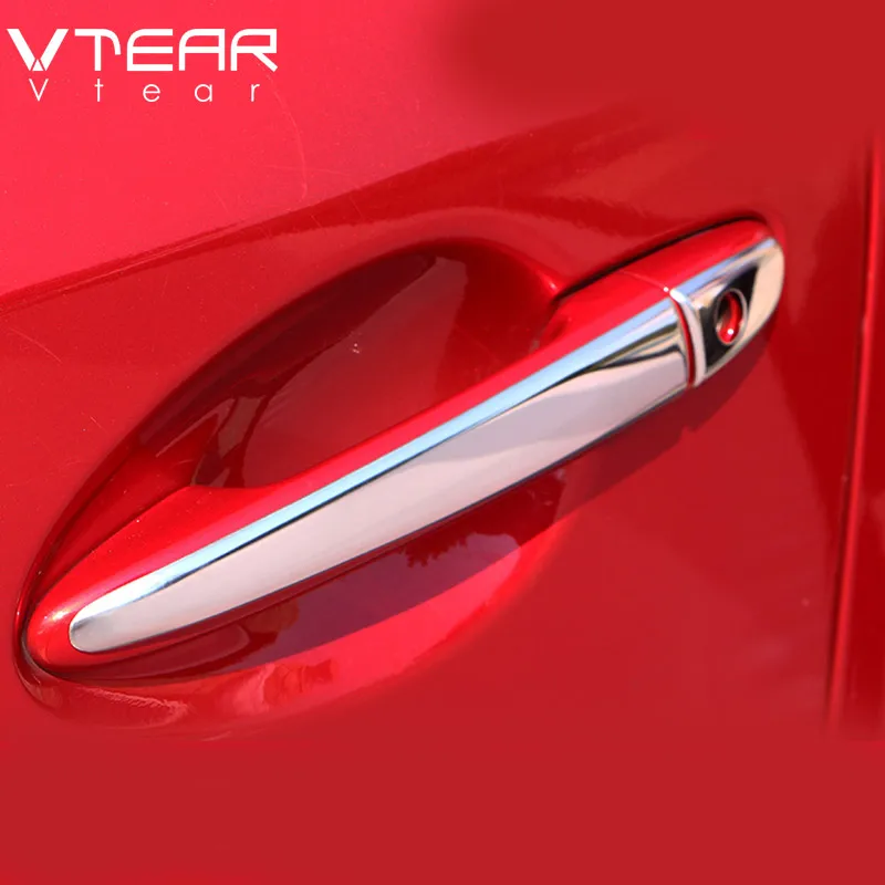 Vtear для мазда Mazda 3 Axela 2017 2018 2019 хэтчбек седан Наружная ручка двери автомобиля
