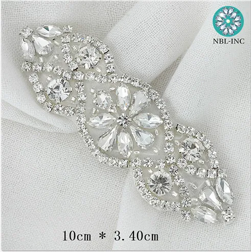 WDD0206 SILVER 2 шт./лот) стразы в форме банта, аппликация, цвет серебристый, розовый, золотистый, для платья, аксессуары для волос, сделай сам, железо на WDD0830 - Цвет: WDD0206 SILVER