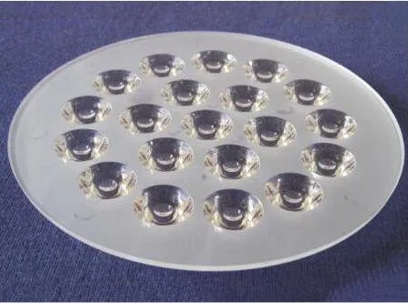 

#70-20X1-XPE, High quality LED Optical Lens 20P, 45 degree, Size: 69.4X8.9mm, PMMA materials, Clean surface
