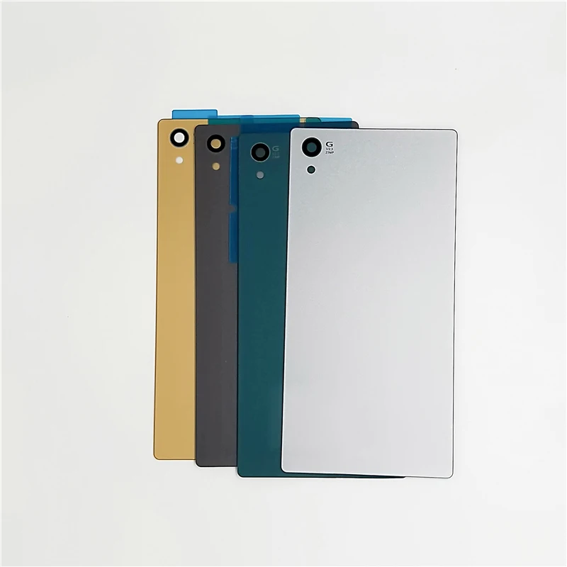 Cover Case For Sony Xperia Z5 Rear Glass Back Battery Door Housing And Double Sticker Replacement Parts | Мобильные телефоны и