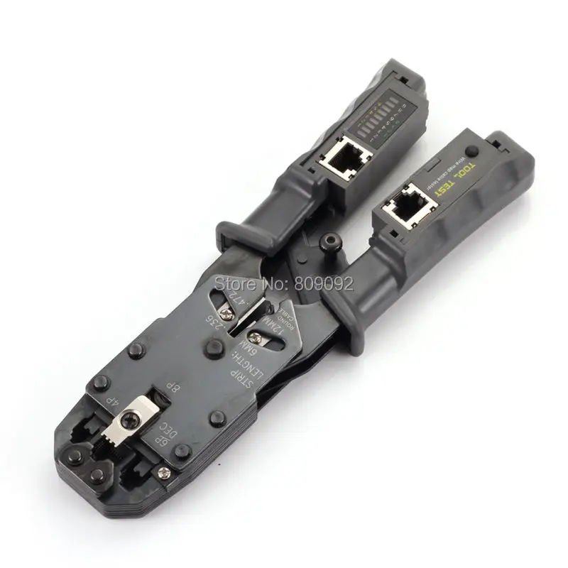 Щипцы для сетевого кабеля инструмент тестер LAN Ethernet RJ45/RJ11/RJ9 6P DEC 4P 8P обжимные