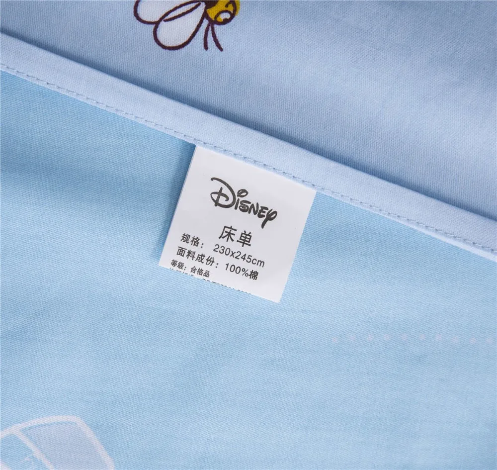 Набор постельного белья с Винни пухом и свиной пятачкой одиночный полный Queen для