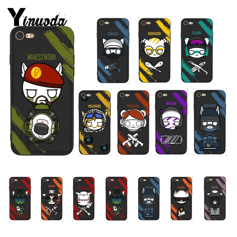 Yinuoda Rainbow Six Siege роскошный уникальный дизайн PhoneCase для iPhone 8 7 6 6S Plus X XS MAX 5 5S SE XR 10