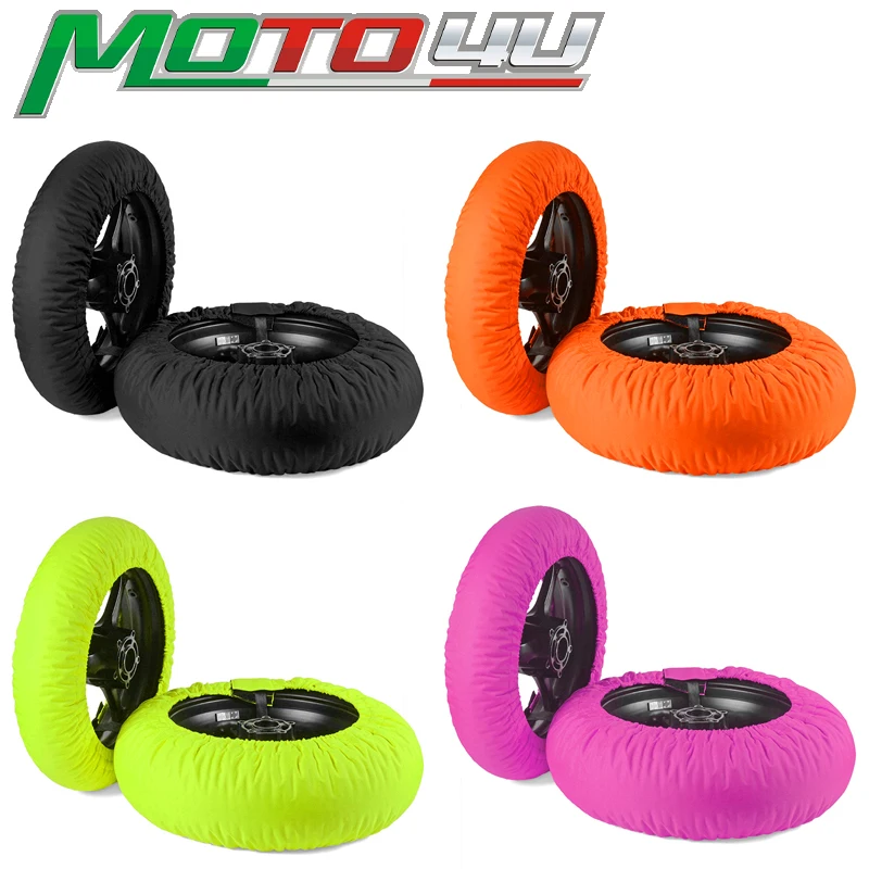 

MOTO4U New Universal NO-Digital Motorcycle Tyre Warmer Tire Warmer 120/180 120/190 120/200 Front and Rear Thermo Bike Blankets