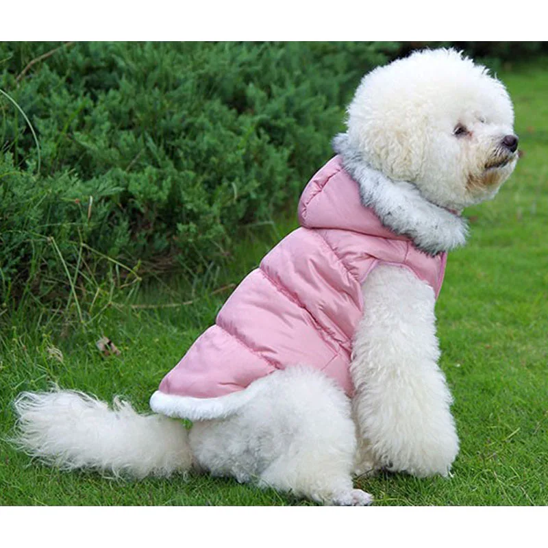 Бесплатная Доставка Pet Продукта Одежда Для Собак Теплый Мягкий Wadded Вниз Зимняя Cat