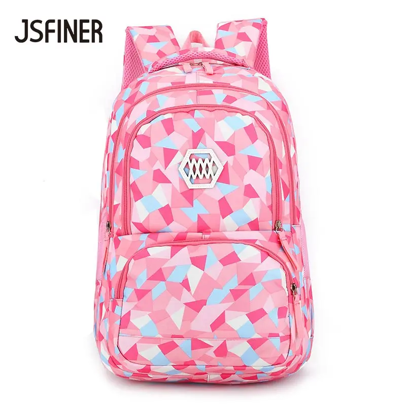 Рюкзак JSFINER для девочек, большой школьный рюкзак для девочек 2-5