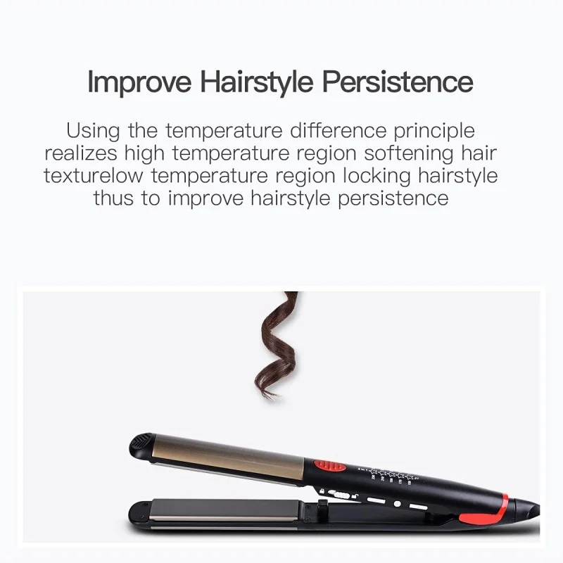 110-220V pro Ceramic Hair Straightening Iron Flat Iron LED Display Anions Hair Tools electric hair straightener Temperature tool