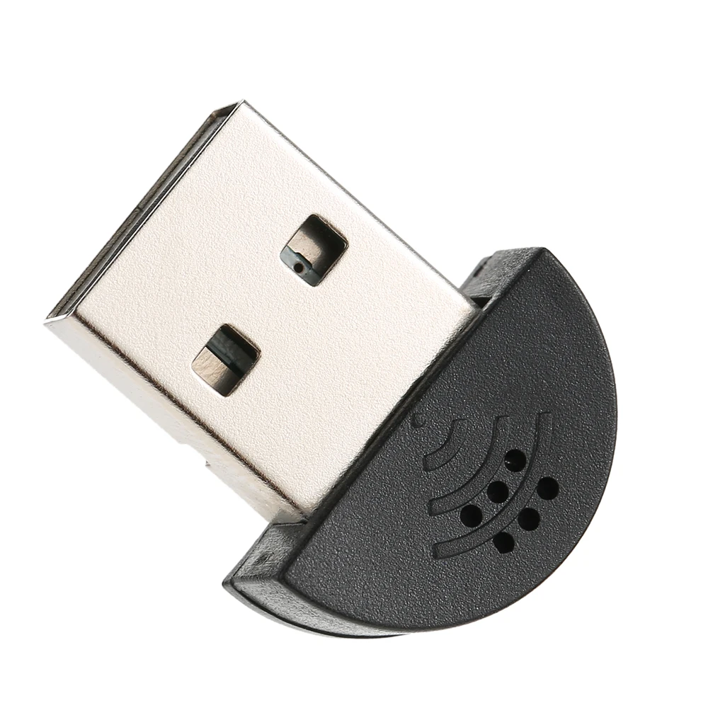 Микрофон с драйвером для аудиоадаптера USB 2 0 мини микрофон бесплатно ноутбука