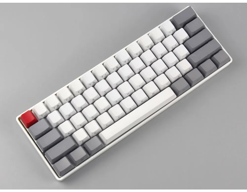 Боковая печать 60 OEM профиль толстые pbt брелки смешанные цвета для mx Переключатель механическая клавиатура GH60 покер 61