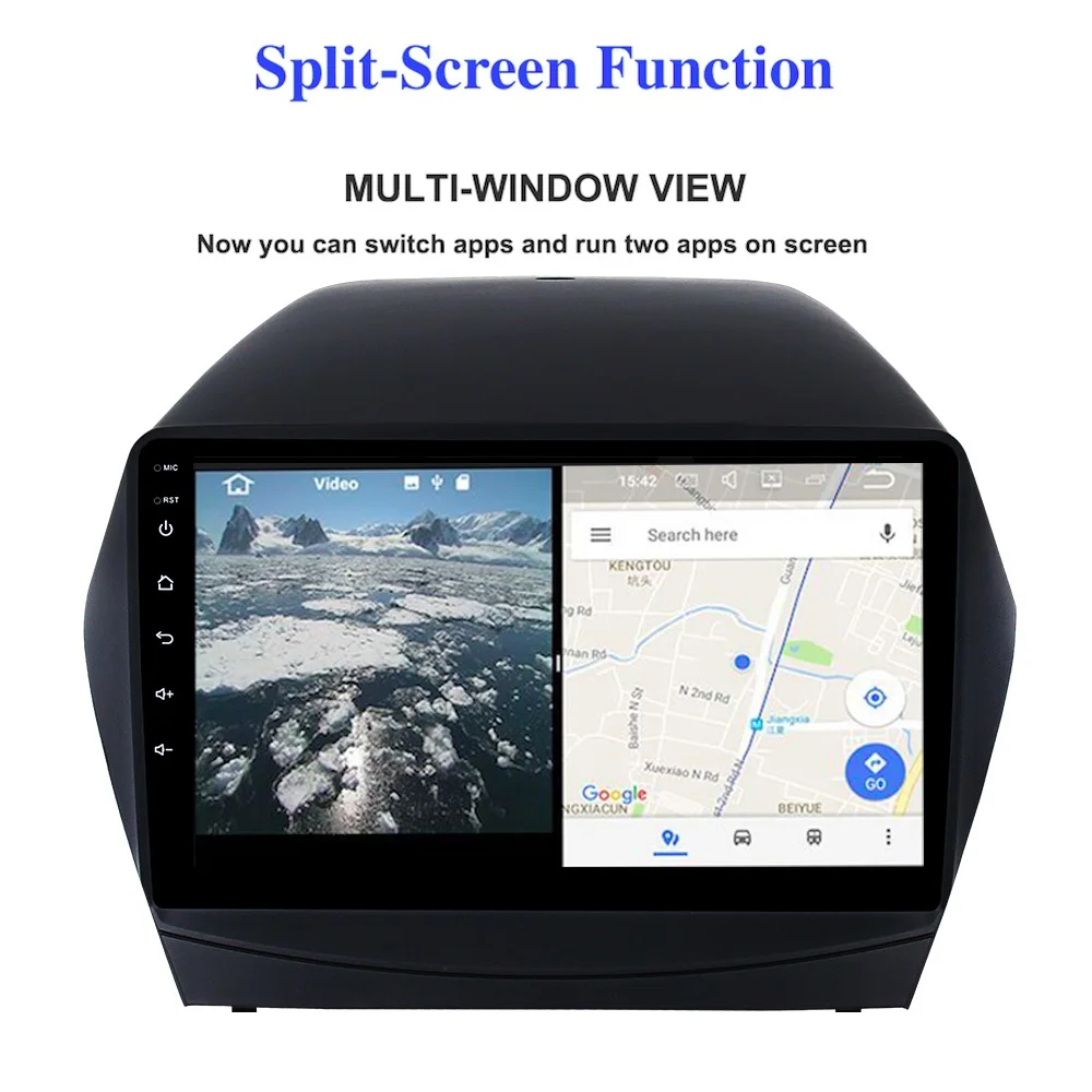 Автомобиль 2 din Android 8 0 gps для hyundai IX35 2010 + авторадио навигации головное устройство