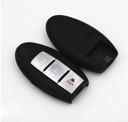 

3 Buttons Smart Remote Key Shell Car Key Blanks For Nissan Tiida Sylphy Livina Qashqai +With Side Groove+Key Blade