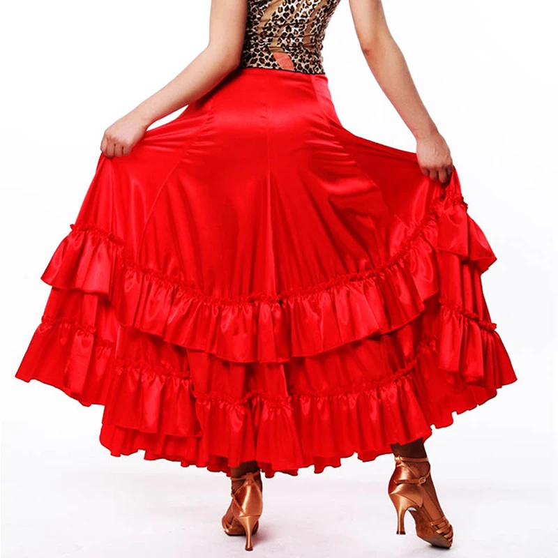 2017 современный бальных танцев юбка большой качели Макси платье новые женские