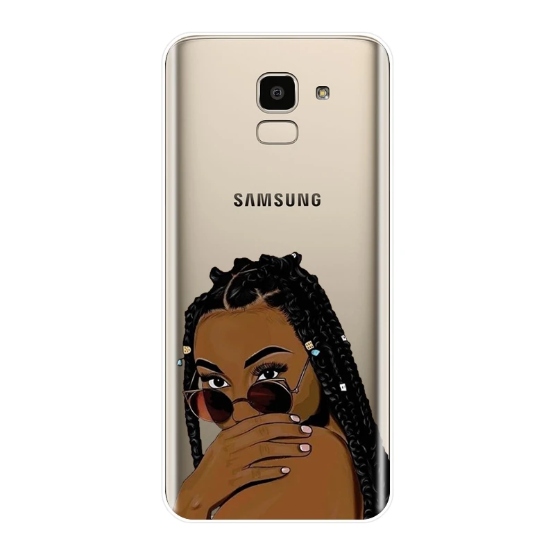 ТПУ чехол для телефона силиконовый Samsung Galaxy J3 J5 J7 2015 2016 2017 J2 Prime J4 J6 J8 Plus черный