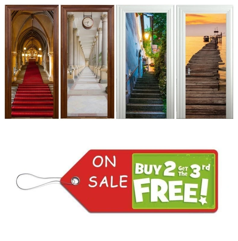 2 шт./компл. творческие деревянные наклейки на стену для спальни украшения дома