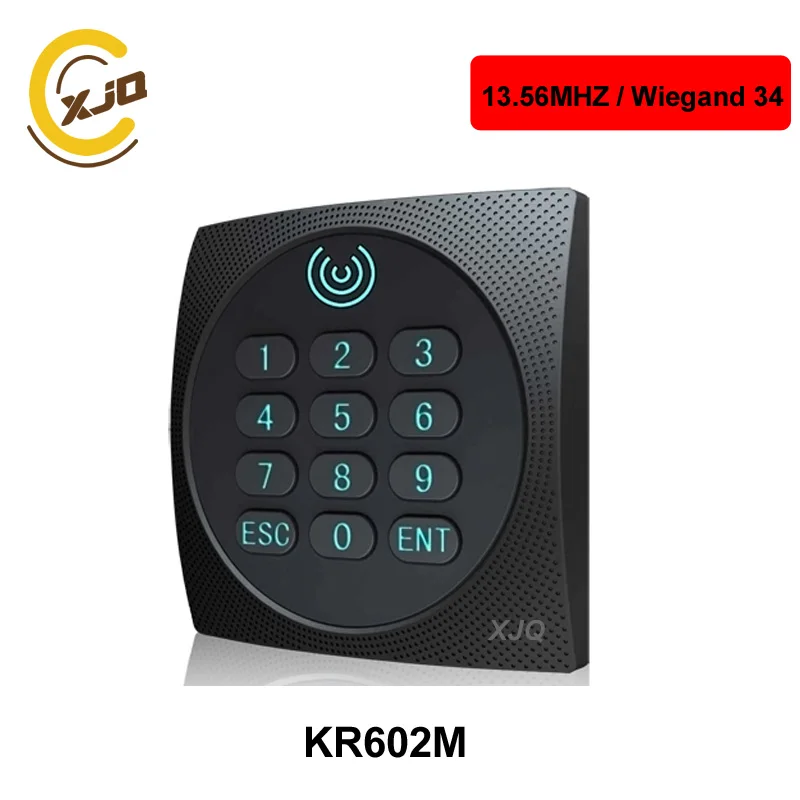 KR602M 13.56MHZ XJQ IP65 Водонепроницаемый RFID считыватель карт 125 кГц/13,56 МГц бесконтактный считыватель карт контроля доступа Wiegand26/34 считыватель карт контроля двери - Цвет: KR602M 13.56MHZ