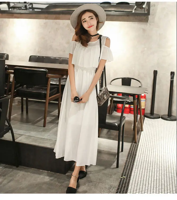 2017 Повседневная Летние Платья Женщин Бабочка Рукав С Плеча Плюс Размер Свободные