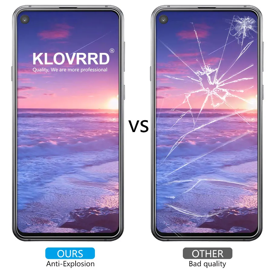 KLOVRRD 9h 2 5D закаленное Стекло для samsung Galaxy A8s 2018 Экран протектор Защитная